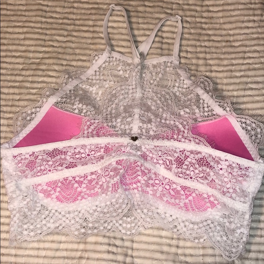PINK High Neckline Bralette - Picture 2 of 3